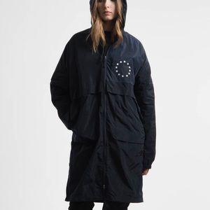 Etudes Windbreaker Black Coat Full Zipper XS